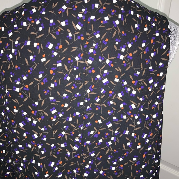 📂Ann Klein Dress Slvls A line Button Front  10 - Picture 7 of 9